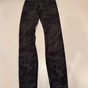 lululemon athletica Black Camo Leggings